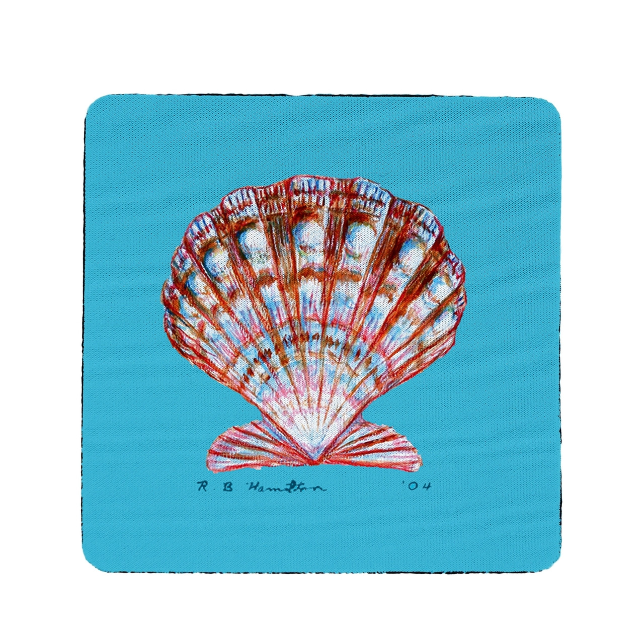 Scallop Coasters - Set of 4